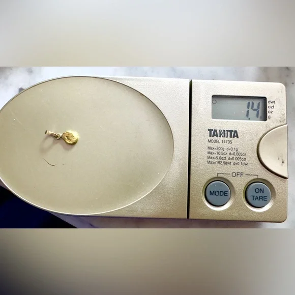 E.DeHaven 22k Nugget Pendant - Picture 8 of 8